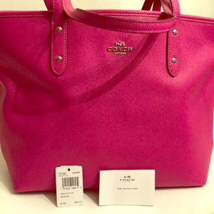 Fuchsia Pink Coach Handbag